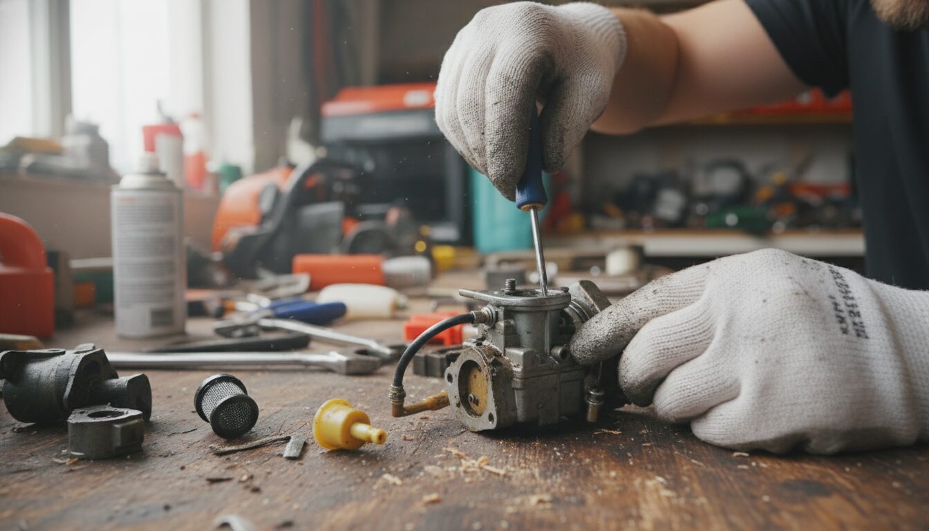 découvrez notre guide pratique pour ajuster facilement le carburateur de votre tronçonneuse et optimiser ses performances en toute sécurité.