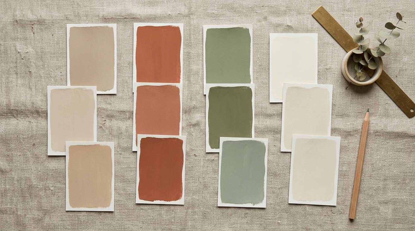 Palette de couleurs tendance pour une decoration interieure harmonieuse