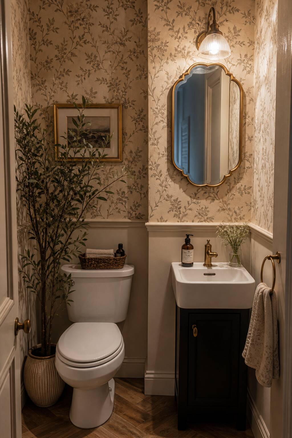 Toilettes décorées cosy et accueillantes - Déco intérieur français