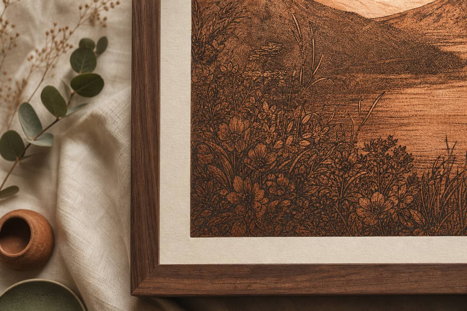 Hélio-gravure sur cuivre, art traditionnel de Fanny Boucher - impressionsfrancois.fr