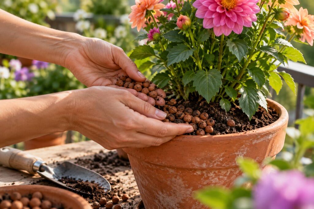 Illustration de détail sur le sujet : Astuces essentielles pour réussir la floraison de vos fleurs en pot