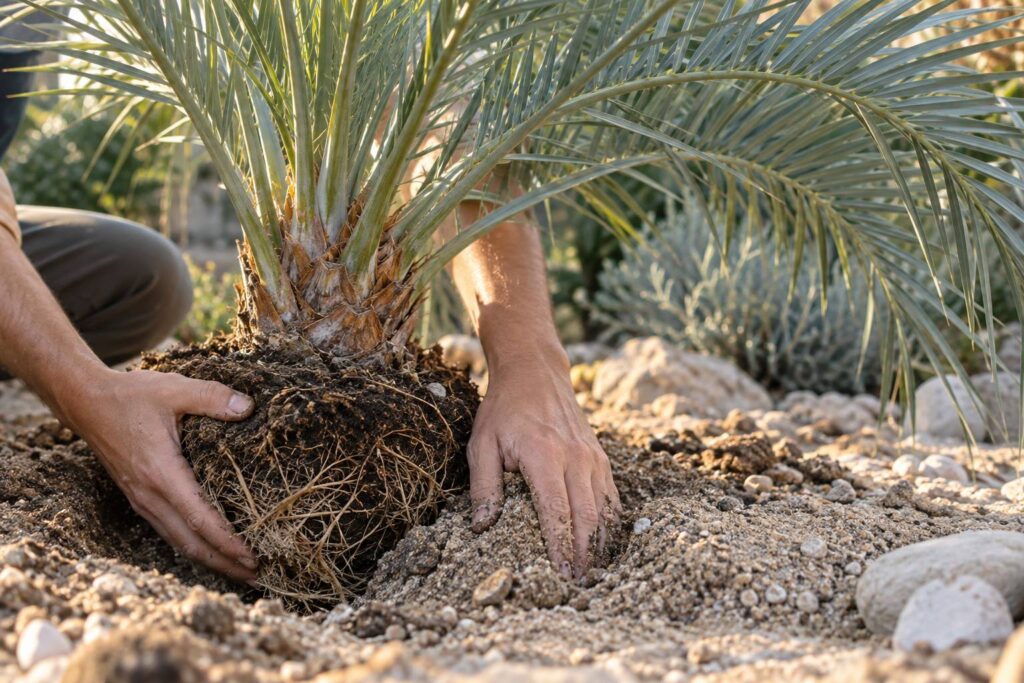 Illustration de détail sur le sujet : Butia Capitata : Guide complet pour planter et prendre soin de ce palmier